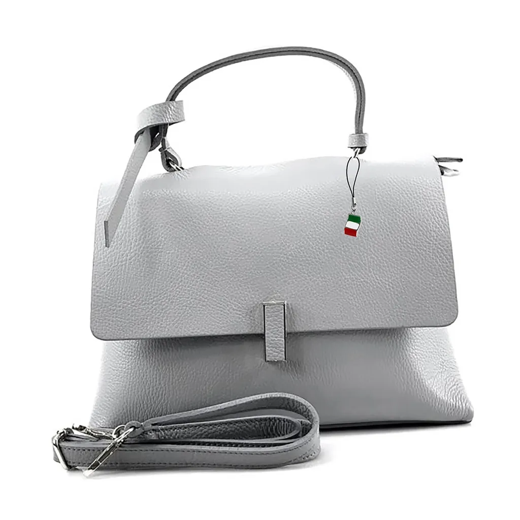 Sac en cuir Florence gris clair D2OTF153K - Accessoire de mode élégant