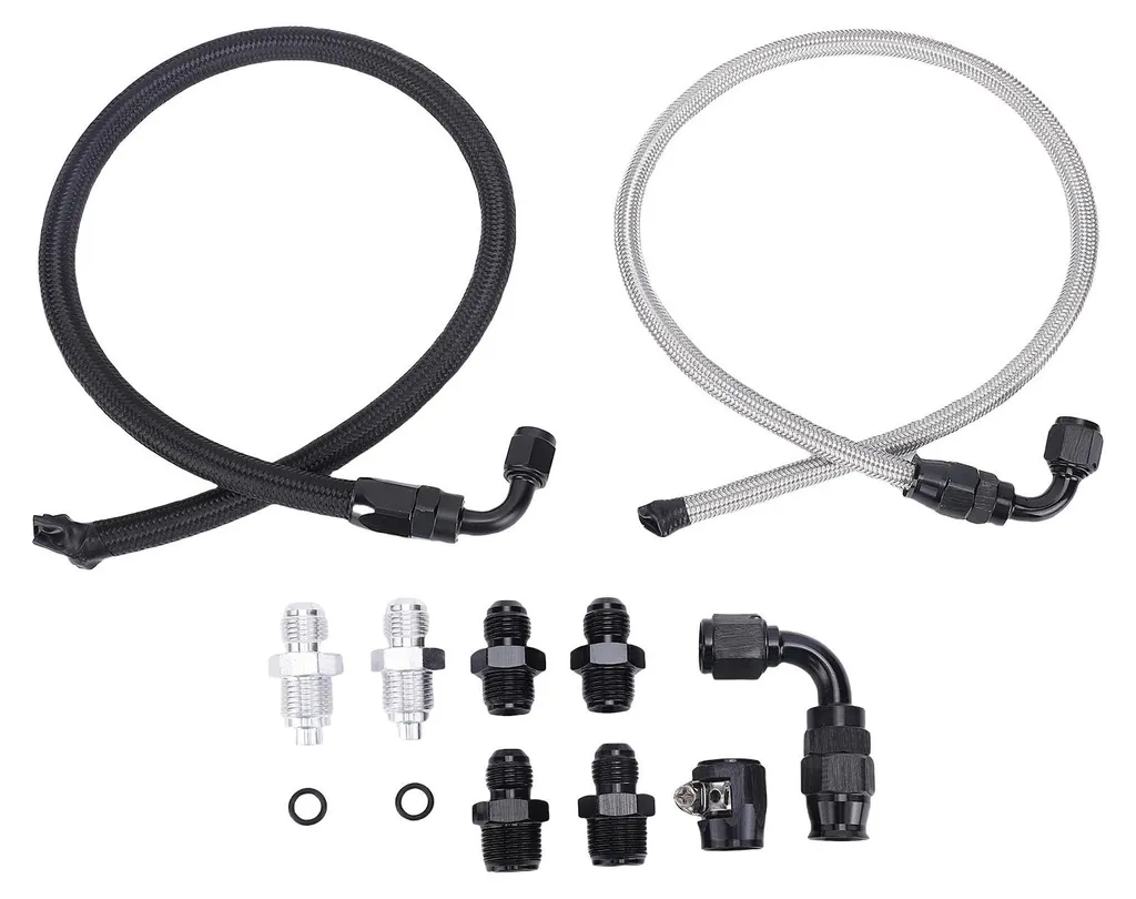 Flexible Direction Assistée 25" 6AN : Anti-Fuite pour Conversion C10