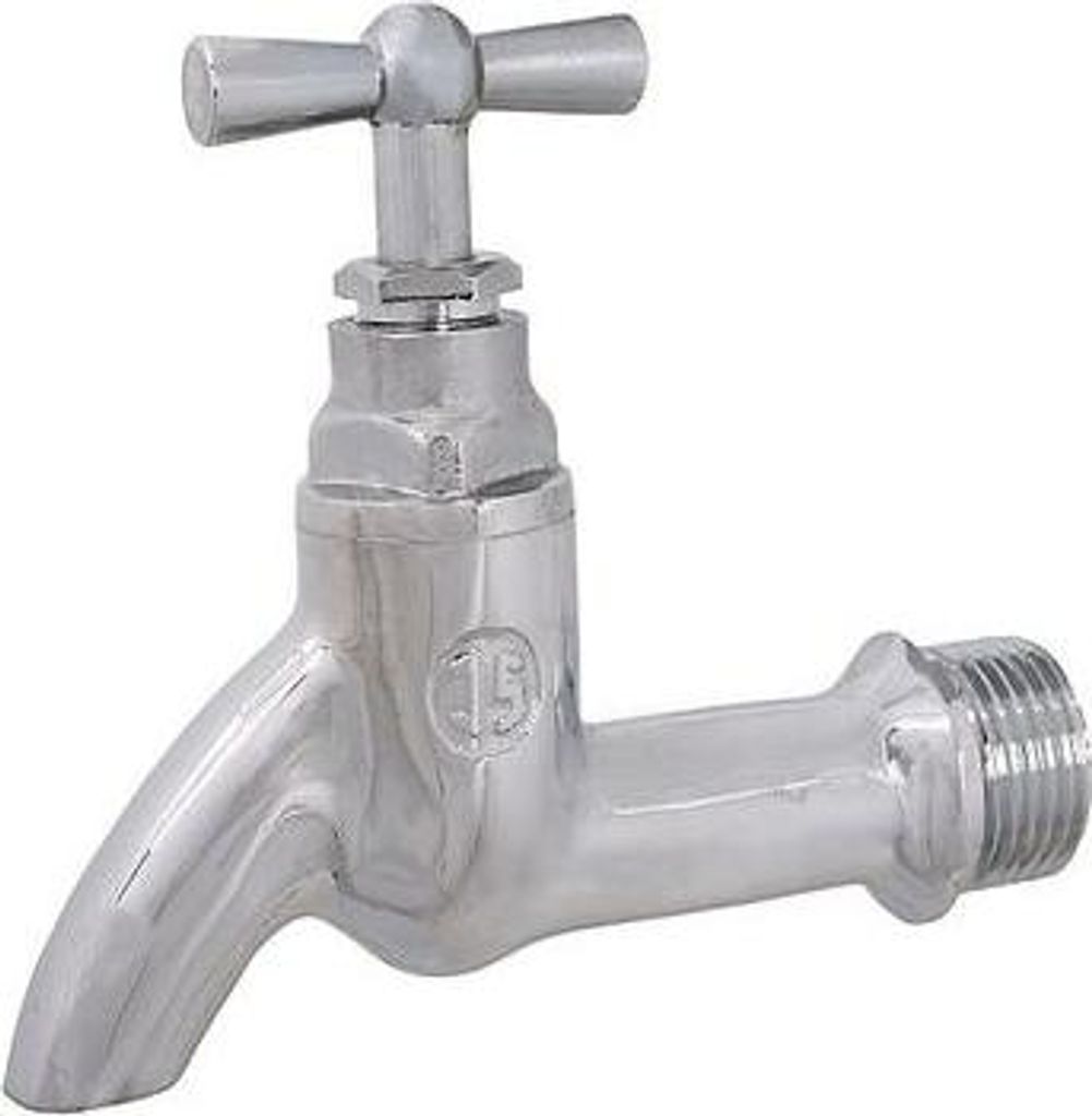 Js Auslaufventil Mit Strahlregler Ohne Sv,Knebel-Ot,1/2",Pol. Chrom