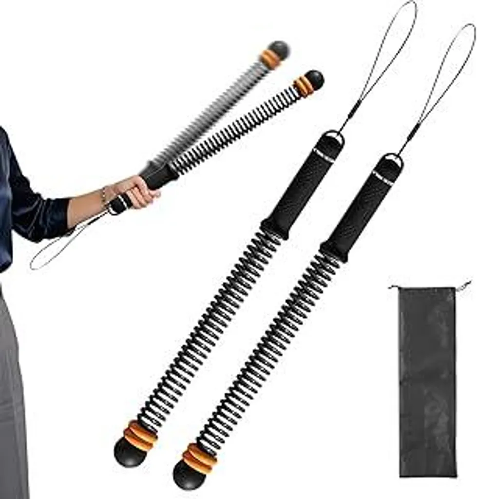 2 corde da battaglia senza corda, portatili, pesanti, attrezzi da allenamento per tutto il corpo, robusta impugnatura antiscivolo, Power Rope per interni all'aperto, allenamento, boxe e allenamento