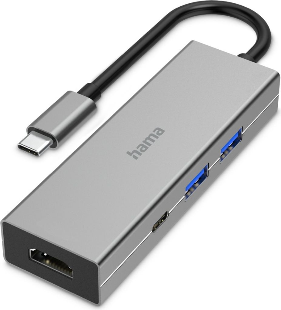 Hama USB-C-Hub Multiport, 4 Ports