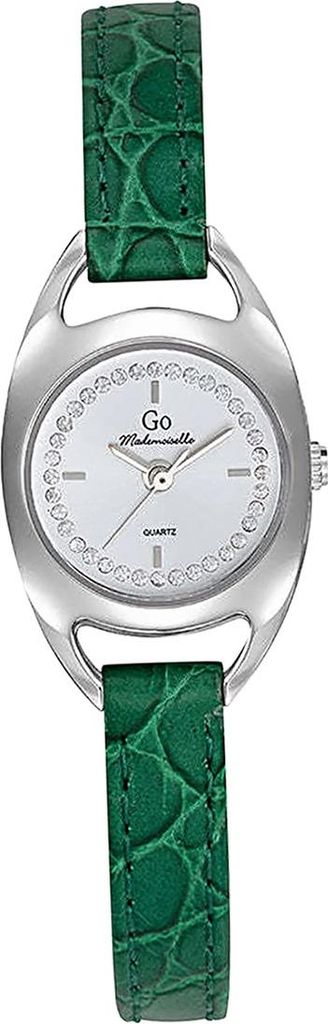 Girl Only Leder Damen Uhr Analog Quarzuhr Armband grün Mademoiselle D2UGO699488