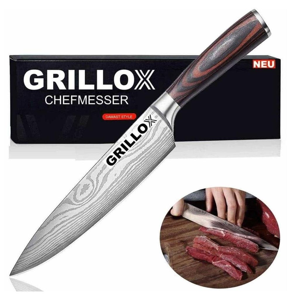 GRILLOX Nóż szefa kuchni Profesjonalny nóż szefa kuchni 20 Zdjęcie produktu 