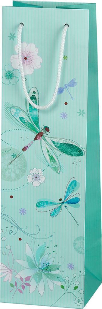 SUSY CARD Flaschentüte "Dragonfly" für 1 Flasche