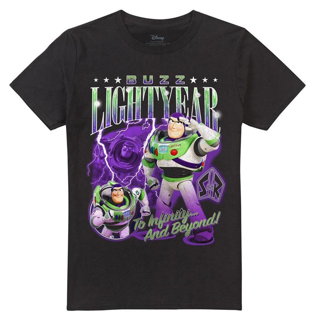 Toy Story - T-Shirt für Herren/Damen Uni TV33369 (4XL) (Schwarz)