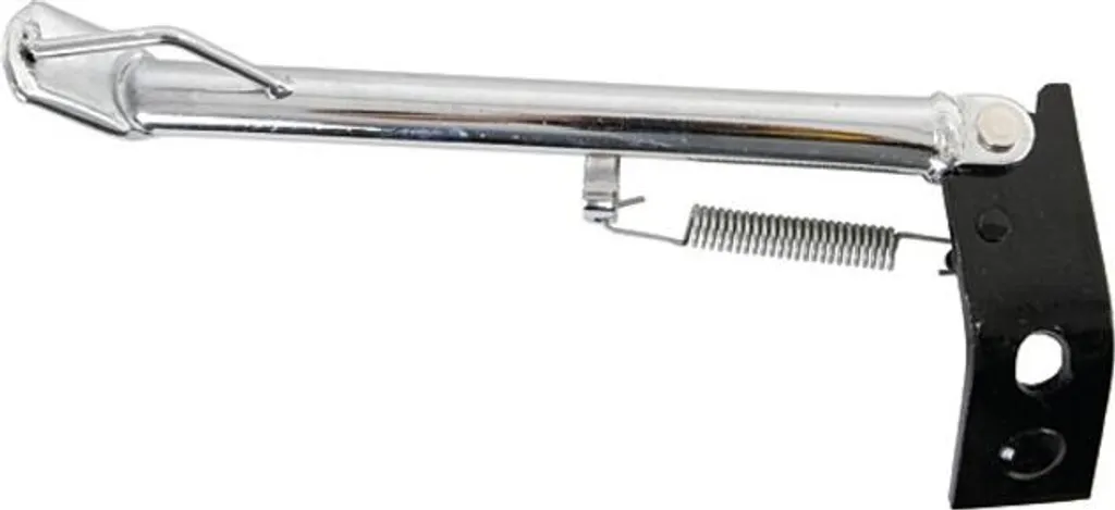 Béquille latérale chrome pour stationnement stable de votre scooter