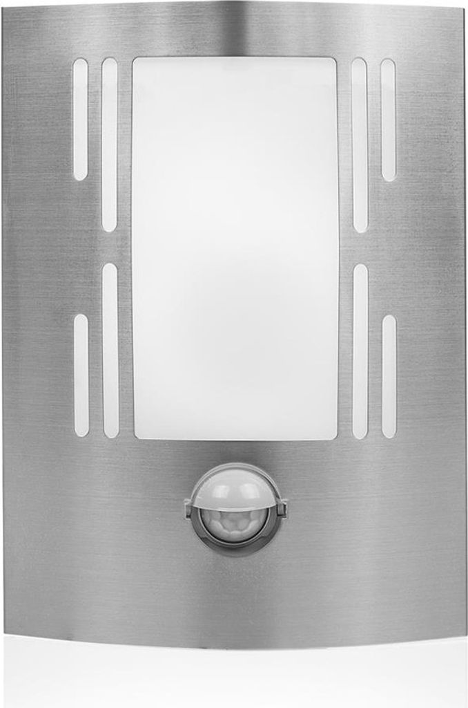 LED Außenwandleuchte Edelstahl IP44 5,5W 350lm warmweiß Produktbild 