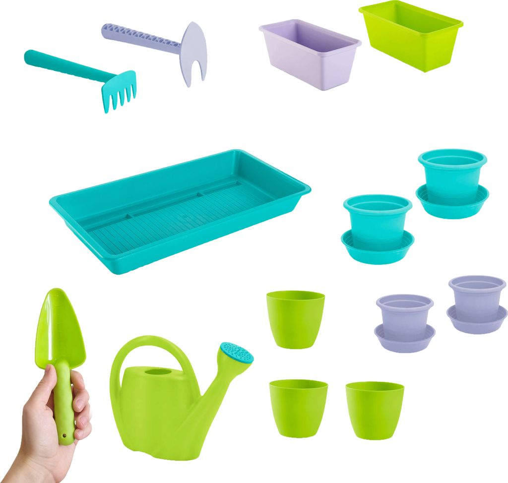 Gardenico Gartenset für Kinder 24-teilig | Mit Produktbild 