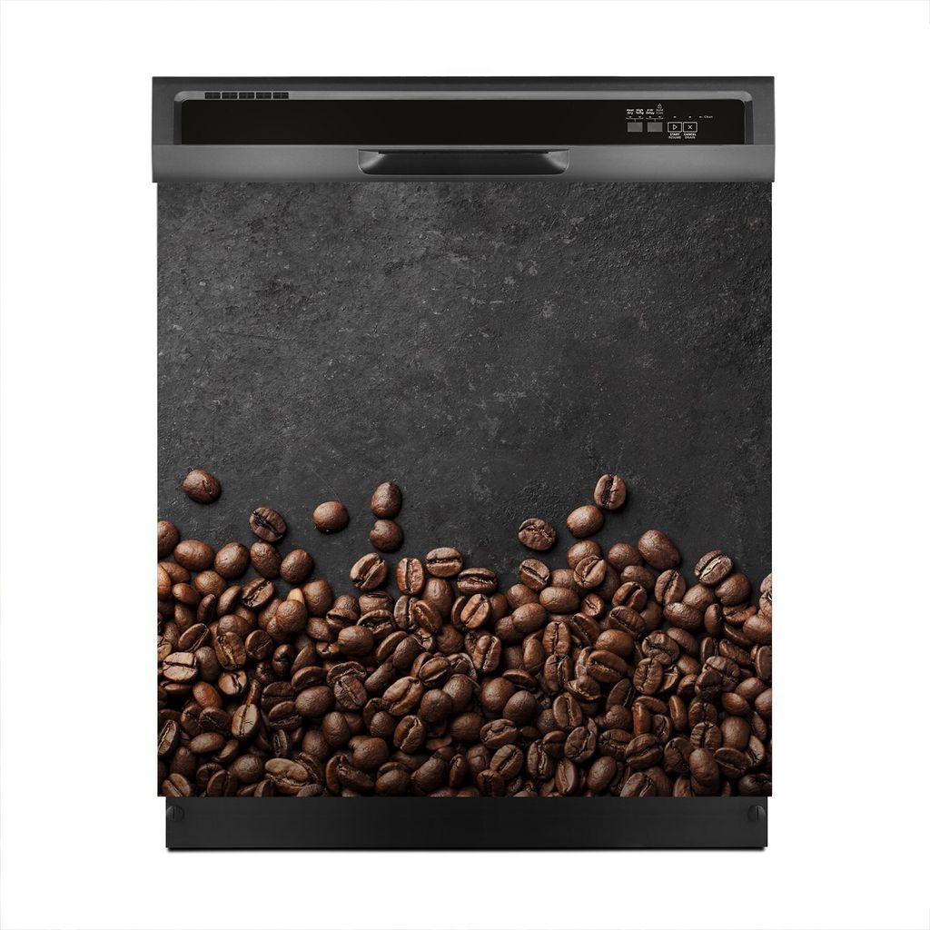Magnete Dekorative 60x60 cm Küche Magnetmatte Spülmaschine - Kaffee Coffee Bohnen
