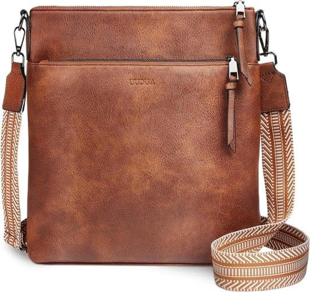 Grand sac porté épaule simili cuir PU résistant avec bandoulière large