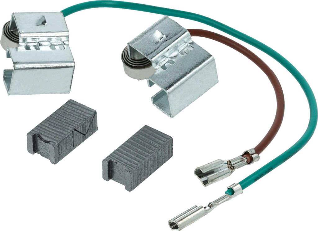 vhbw 2x Kohlebürste 13 x 5 x 7 mm kompatibel mit Bosch MUM4830/07, MUM4830/08, MUM4832/05, MUM4825/07, MUM4825/08, MUM4830/05 Küchenmaschine