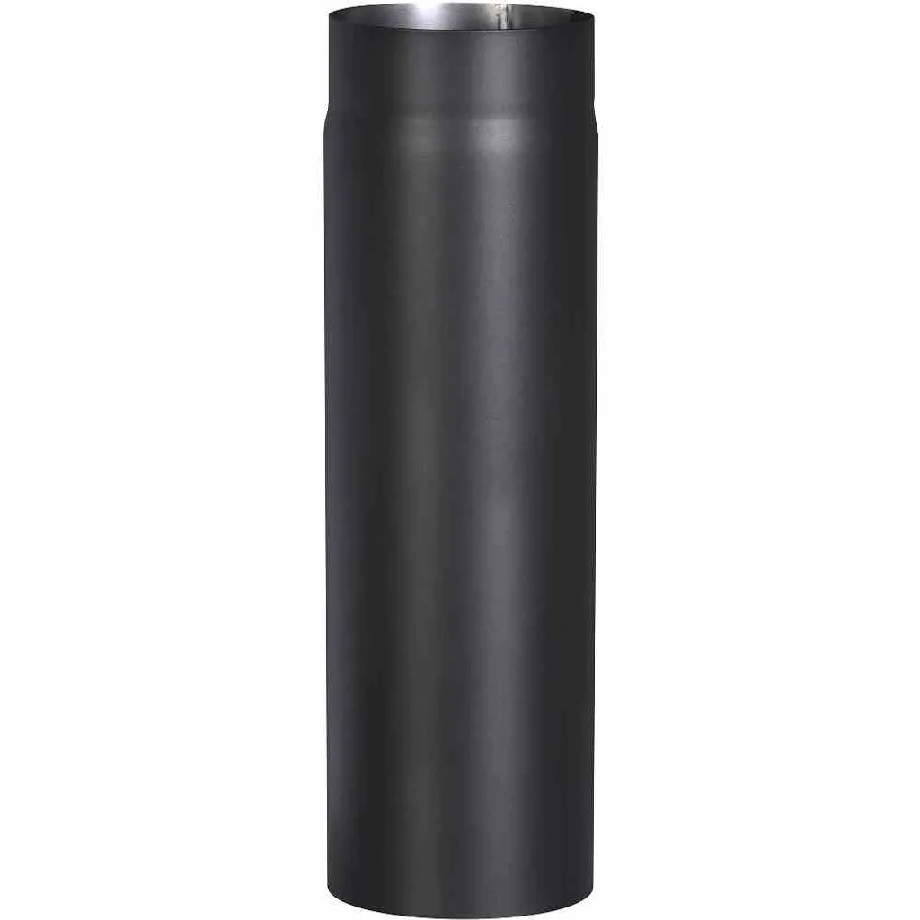 FIREFIX R150/5 Tuyau de poêle 500mm Ø150mm épaisseur 2mm noir mat
