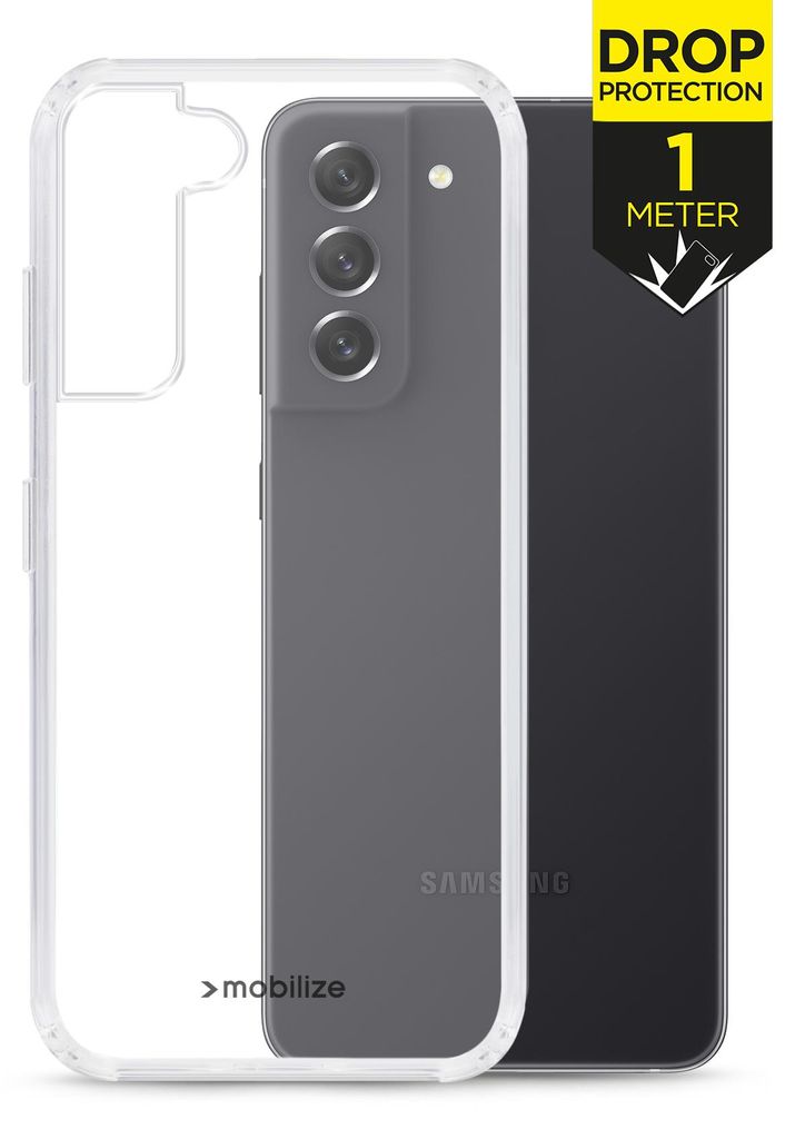 Mobilize Naked Protection Durchsichtig Handyhülle für Samsung Galaxy S21 FE Hülle Hardcase Backcover Stoßfest - Transparent