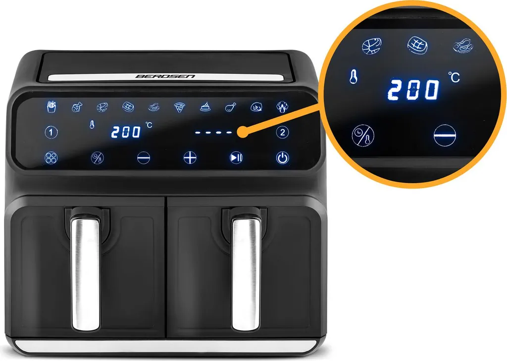Recensione Berdsen BD-653: Friggitrice Aria Calda 1700W Doppia Area - 33