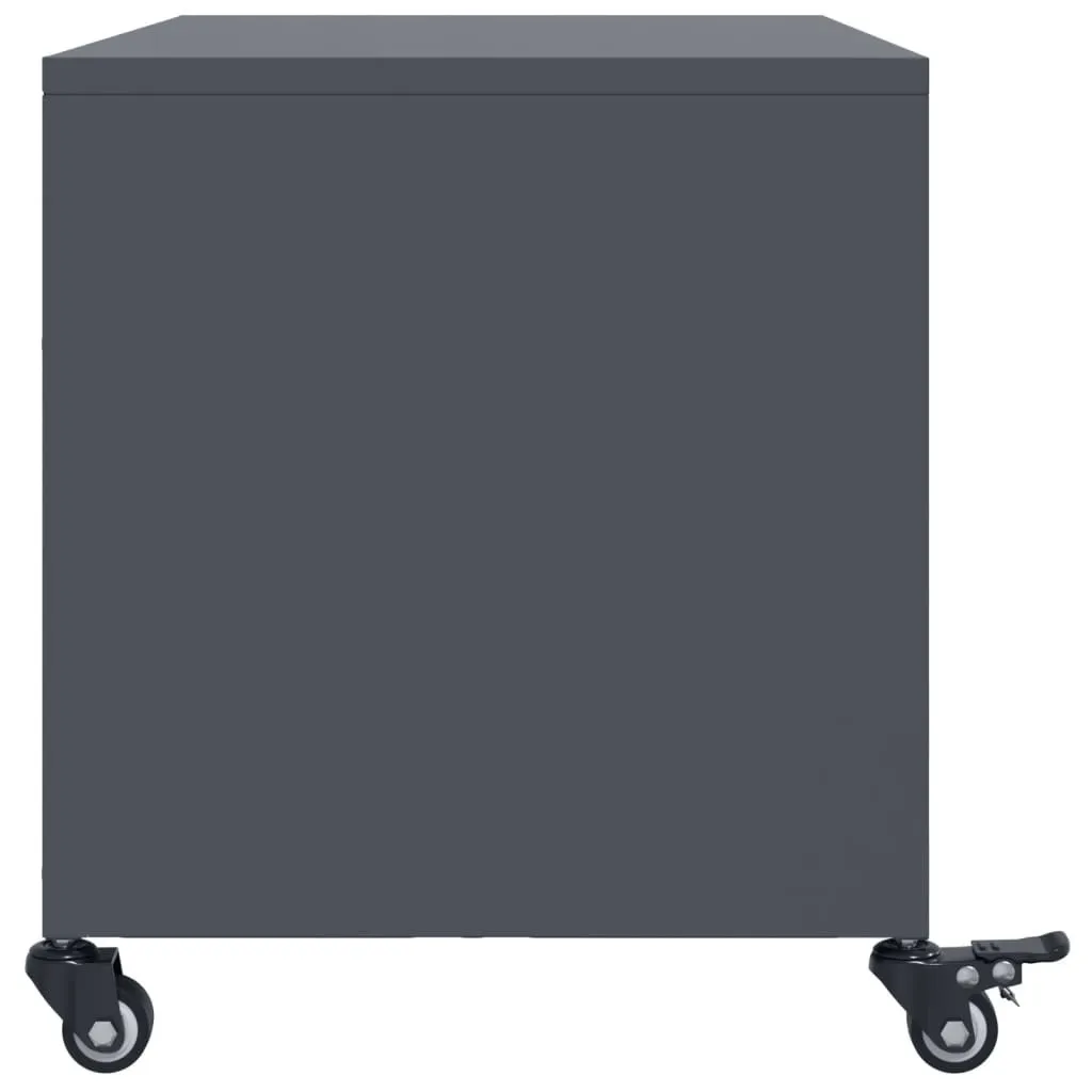 Support TV anthracite 68 cm idéal pour petits salons et studios urbains - 6