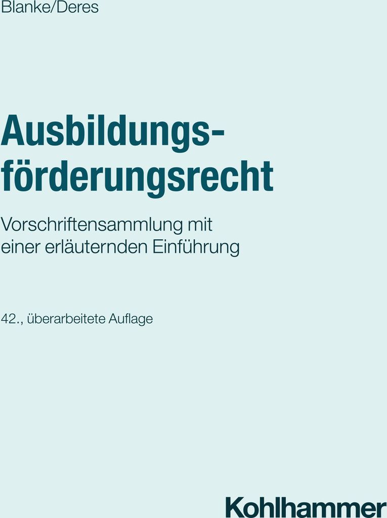 Ausbildungsförderungsrecht