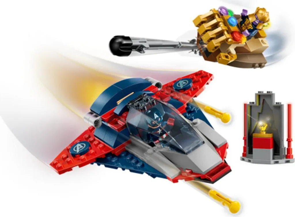 LEGO Marvel 76319 Duel Final, Captain America et Thanos avec Accessoires - 28