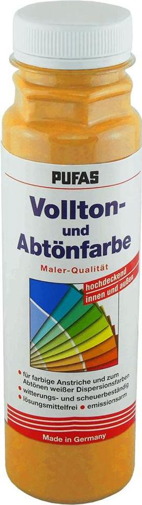 PUFAS Vollton- und Abtönfarbe250 ml 519 mandarin