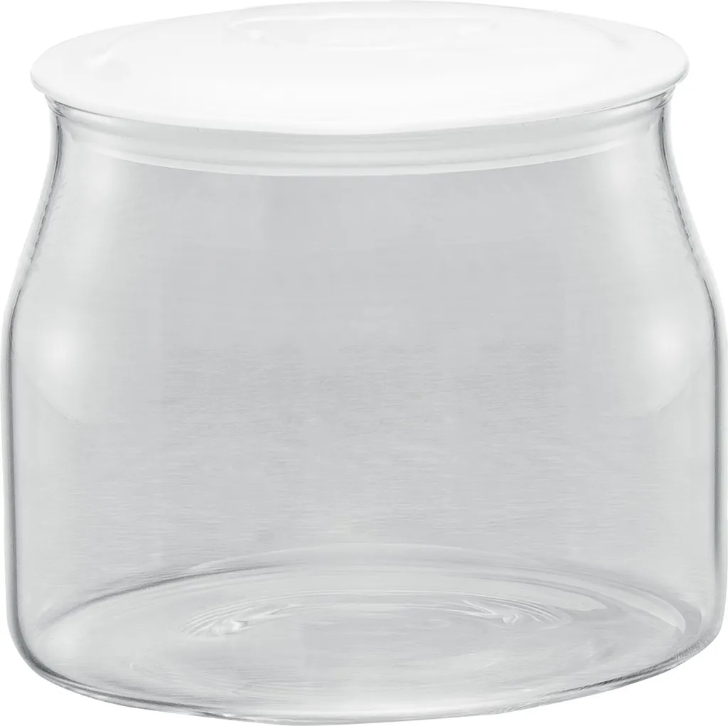 Pot en verre pour yaourtière Guzzanti GZ 708 avec couvercle hermétique