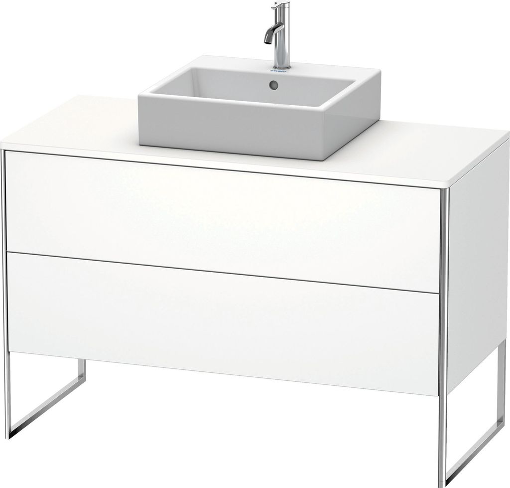 Duravit XSquare Konsolenwaschtischunterbau freistehend, 2 Auszüge, 1200x778x548mm, XS492208484