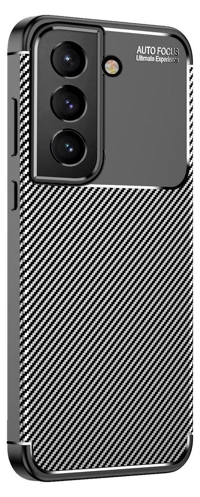 Handy Hülle für Samsung Galaxy S21 FE Carbon Look Cover Case Schutzhülle Farbe: Schwarz