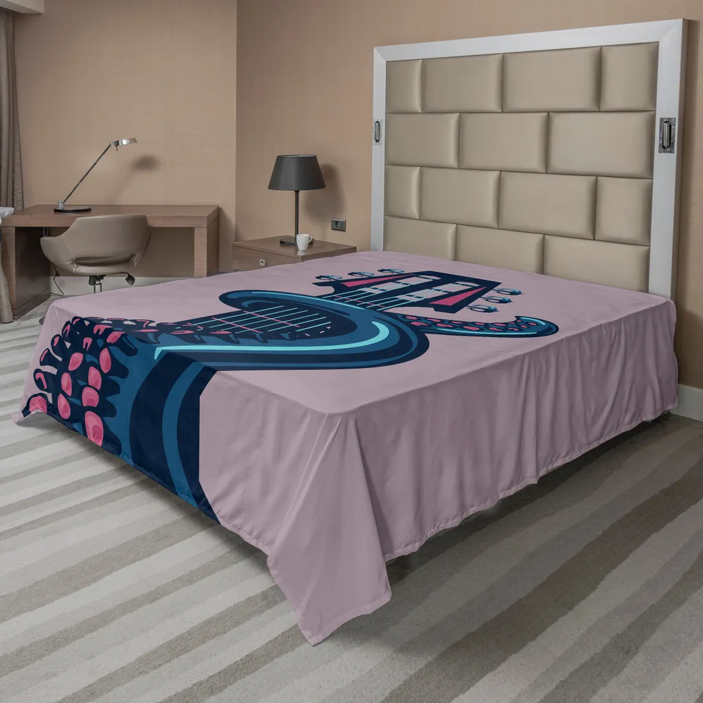 Lenzuolo Superiore ABAKUHAUS Artwork Marino e Rock 260x228 cm Viola