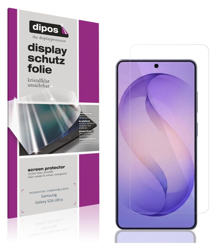 4x Schutzfolie für Samsung Galaxy S26 Ultra klar Produktbild 