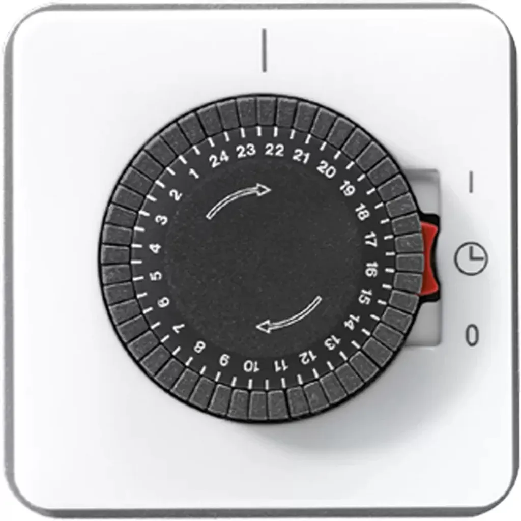 Jung Horloge programmable aws CD 5024 WW CD5024WW pour gestion confort