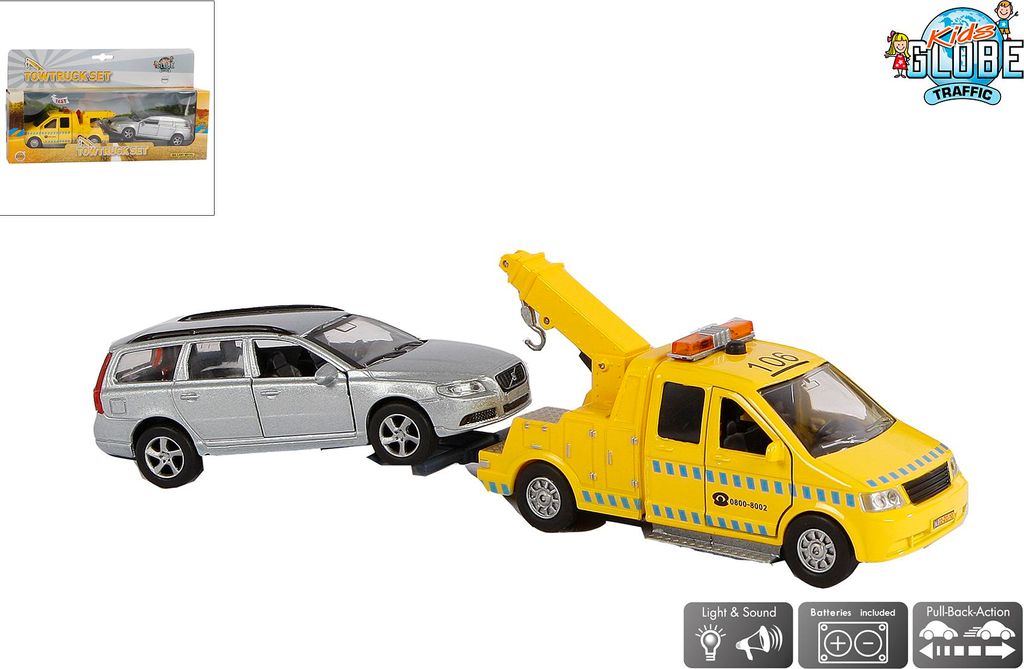 Sada hračiek Glow2B Tow Truck so svetlom a zvukom 5510703 Obrázok produktu 