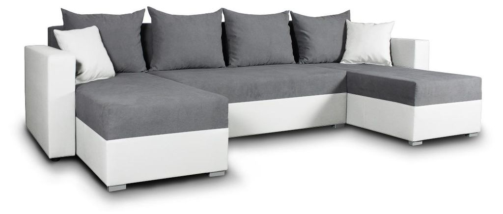 Wohnlandschaft mit Schlaffunktion Beno - U-Form Couch, Produktbild 