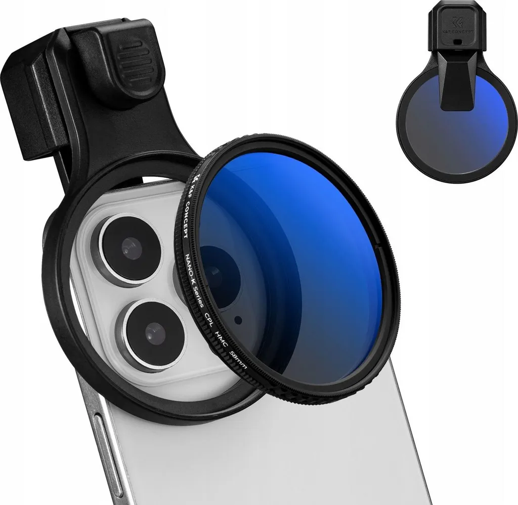 Filtre CPL pour Smartphone Idéal pour Photos de Paysage et de Nature