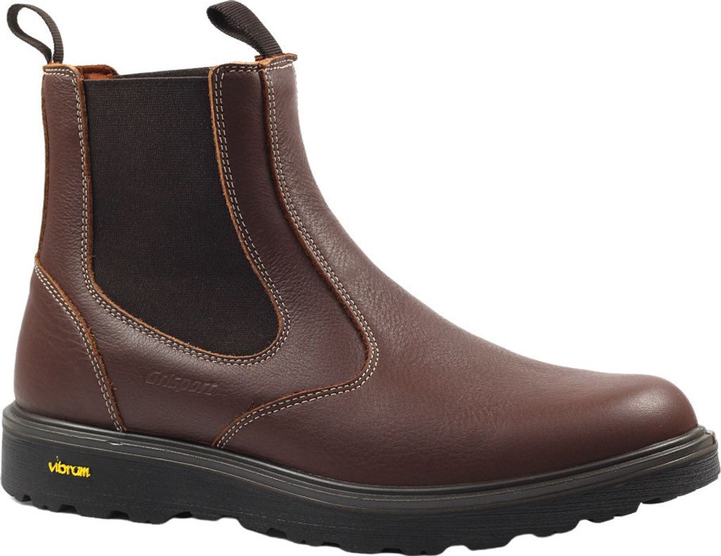 Grisport - Herren Wanderstiefel "Crieff", Narbiges Leder GS186 (45 EU) (Braun/Schwarz)