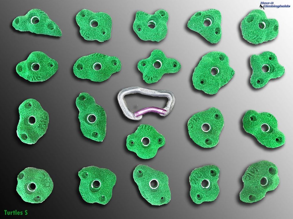 Klettergriffe Turtles S Move-it-Climbingholds,weiß