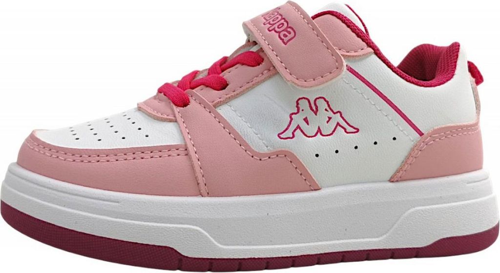 Kappa Sportschuhe Kinder Sneaker Klettschuh Rosa Freizeit, Schuhgröße:26 EU