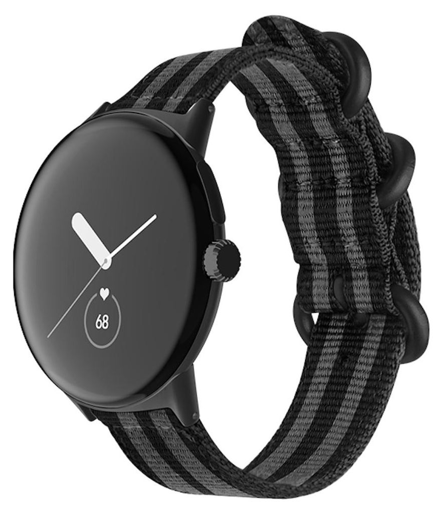 Für Google Pixel Watch 3 41mm / 2 / 1 Gewebtes Nylon Style Produktbild 