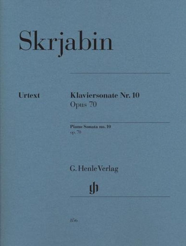 Skrjabin, A: Klaviersonate Nr. 10 op. 70