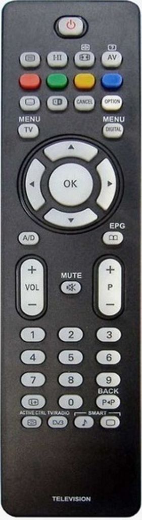 Ersatz Fernbedienung für Philips 20PFL4122/98 | 20PFL5122 | 20PFL5522D | 20PFL5522D | 20PFL5522D/05 | 20PFL5522D/12
