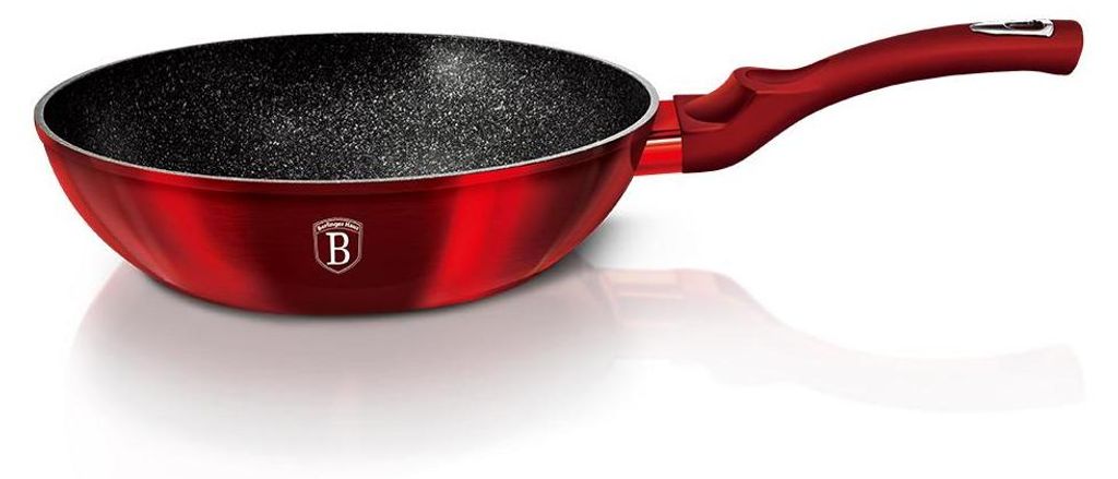 Granite Wok 30Cm Berlinger Haus Line Bh-6166 Burgundy Obrázok produktu 