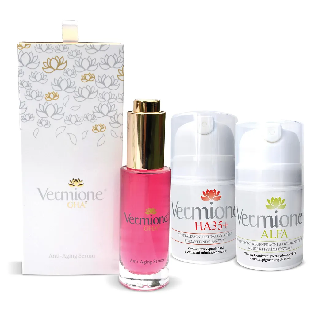 Pacchetto crema Vermione - lifting, riduzione delle rughe e idratazione della pelle