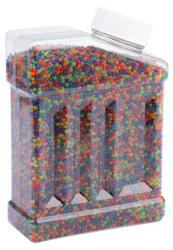 40000 Stück/Flasche 9-11 mm farbige Kristallperlen-Kugeln Produktbild 
