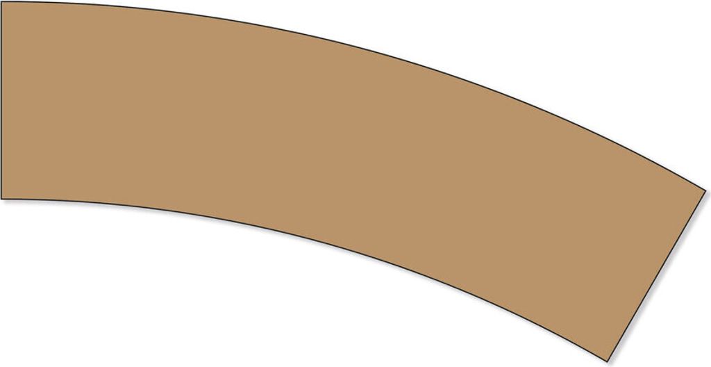 NOCH easy TRACK Trasse gebogen R3, passend für Märklin C-Gleis, Set aus 6 Trassen, ideal für H0 Spur