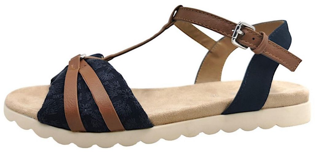 Tom Tailor  Damenschuhe Sandalen Flach Sandale Blau Produktbild 