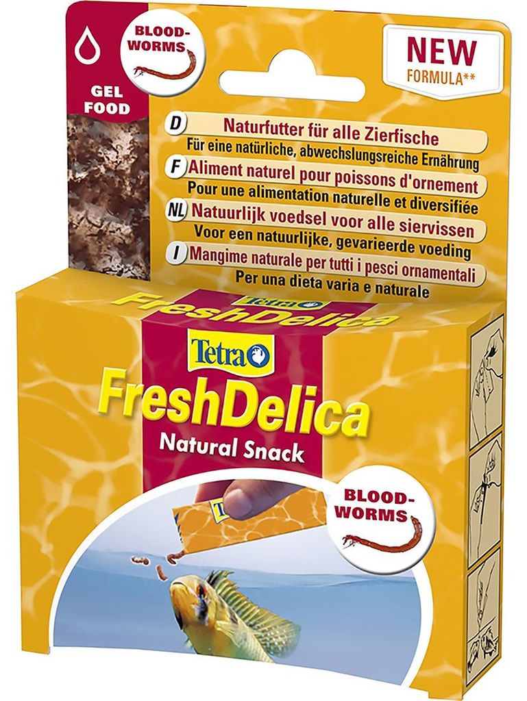 Tetra Freshdelica rode muggenlarven Productafbeelding 