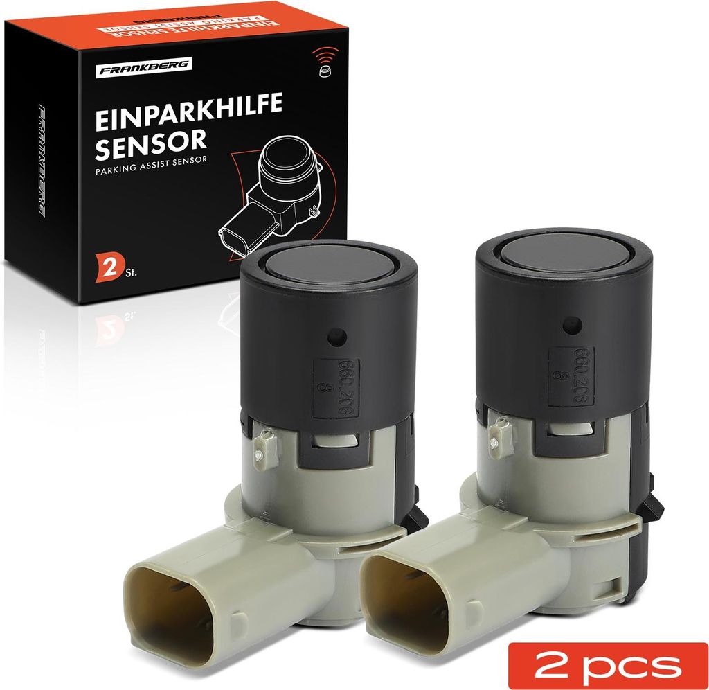 Frankberg 2x Parksensor PDC Sensor Hinten für Citroën C4 LA LC Peugeot 207 WA WC WD 2004-2015