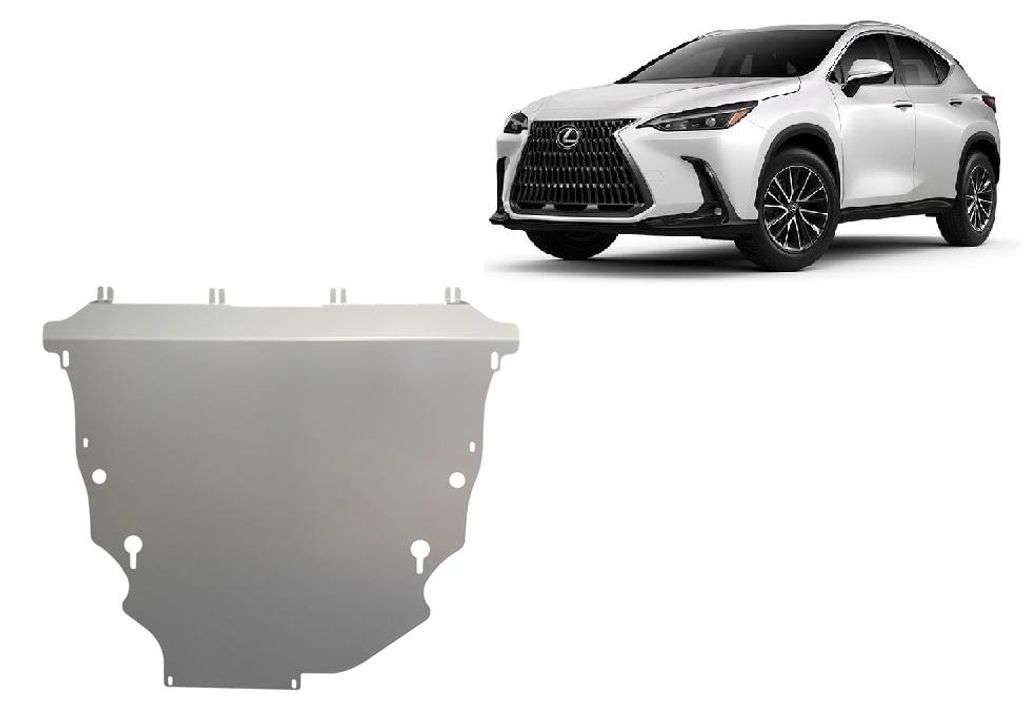 Aluminium Unterfahrschutz für Motor der Marke Lexus NXAZ20