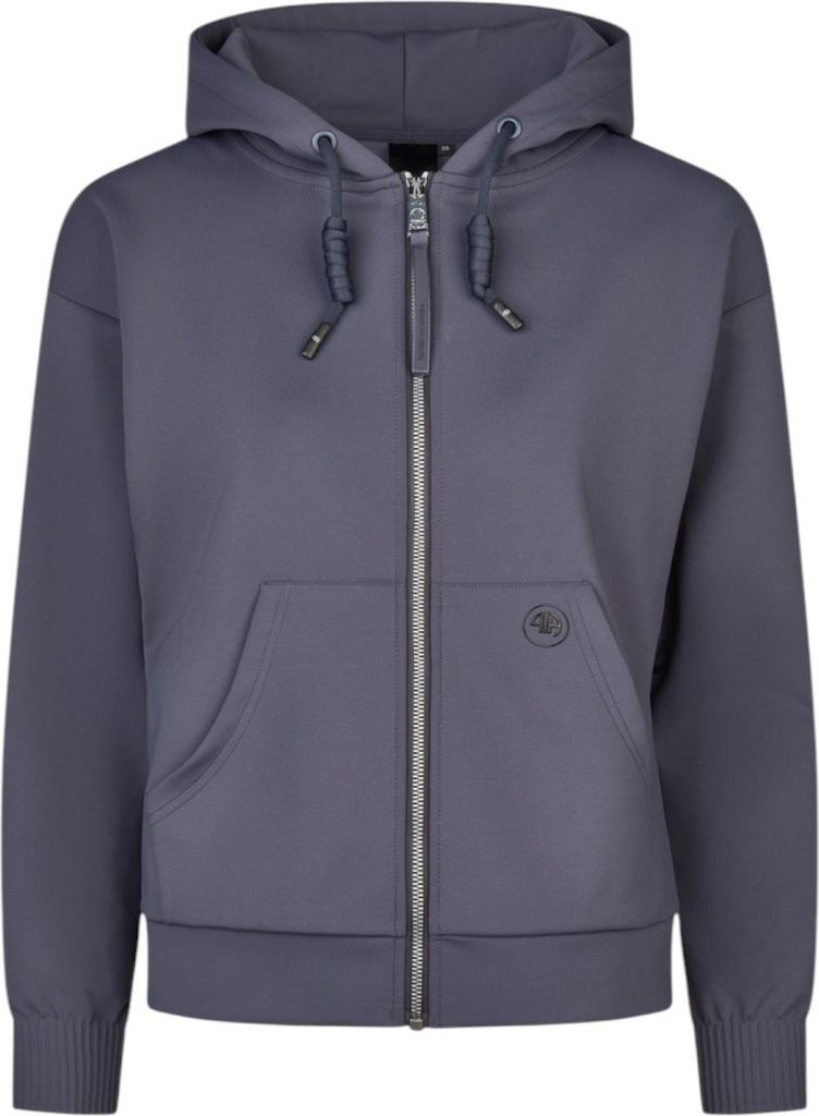 Pikeur Damenhoody, HOODY Jacke, Sweatjacke " ATHLEISURE " Größe - 36 Farbe - graphite blue
