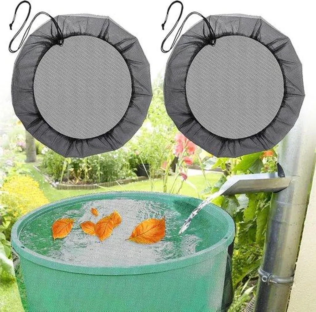 Récupérateur eau de pluie sans moustiques lot de 2 cuves stables 80cm