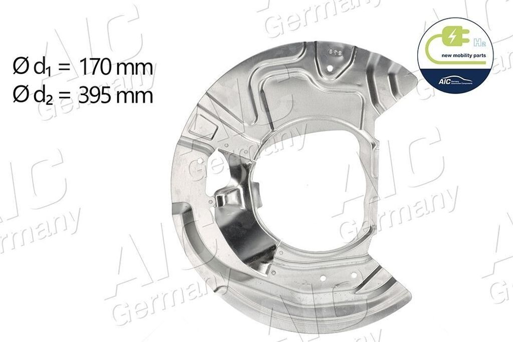 AIC Spritzblech Bremsscheibe für BMW X5 (E70) Vorne Links 57760 Ankerblech