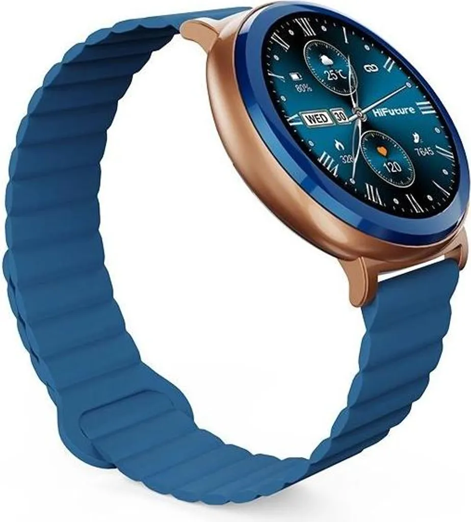 Smartwatch Elegante HiFuture Aurora Blu - Display AMOLED 1.43" - 2