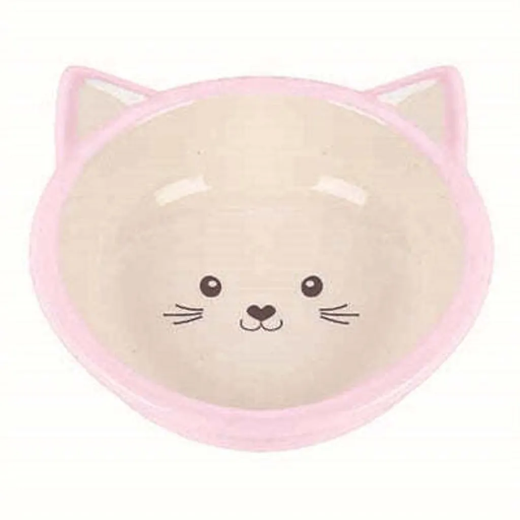 Seau à Croquettes Hermétique Happy Pet Rose Crème - Fini les Odeurs de Chat